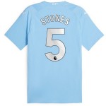 Günstige Fußballtrikots Manchester City 2023-24 Stones 5 Heimtrikot Kurzarm